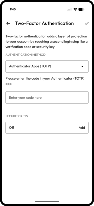 Enter Code
