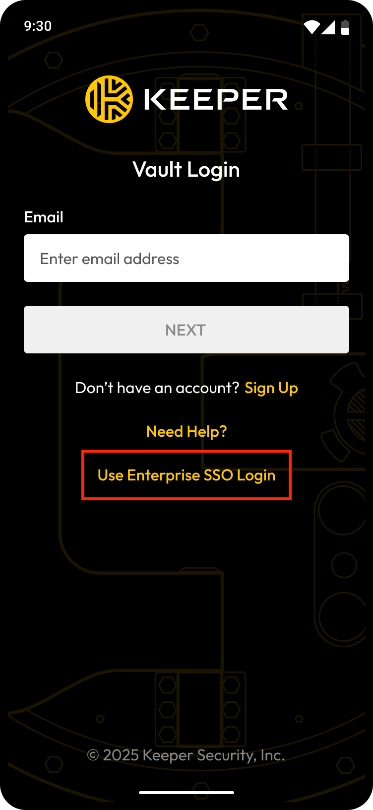 Enterprise SSO Login
